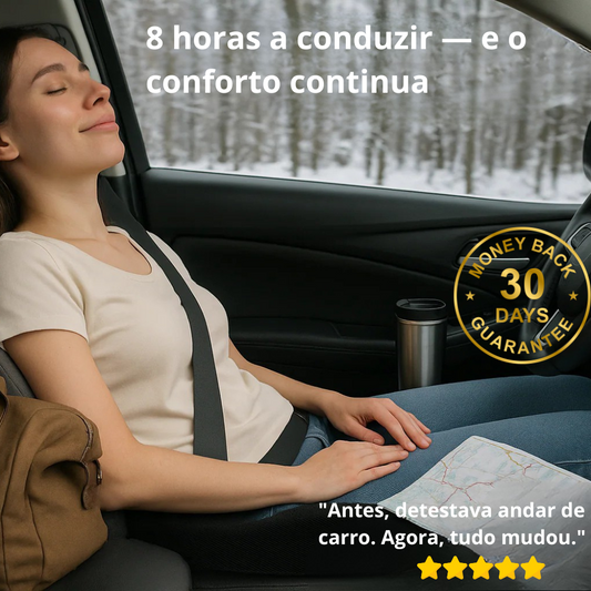 Novaalia™ Almofada Ergonómica com Espuma de Memória – Alívio da Dor Ciática e Lombar
