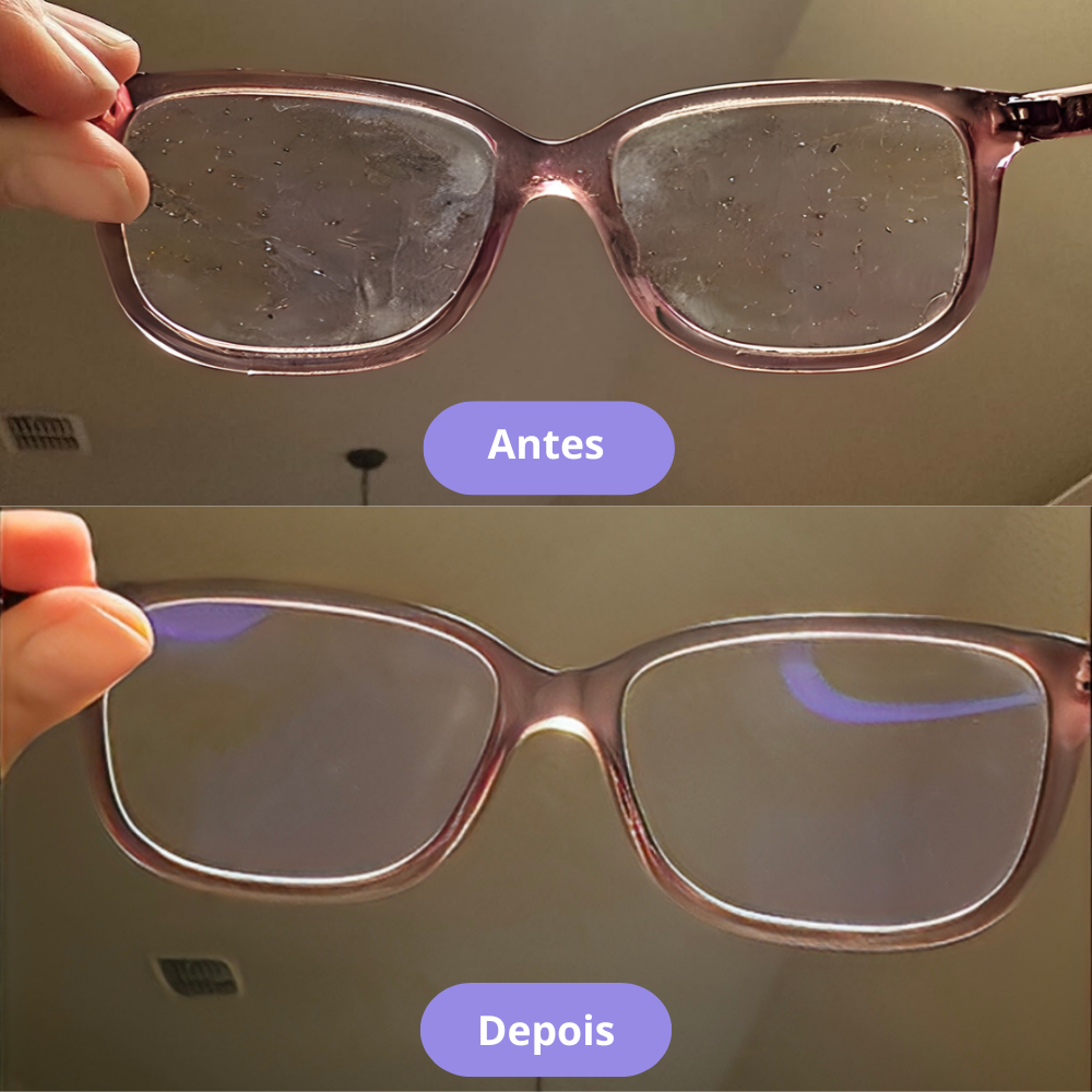 Caixa de Limpeza Ultrassónica para Óculos – Limpeza Profunda e Sem Esforço