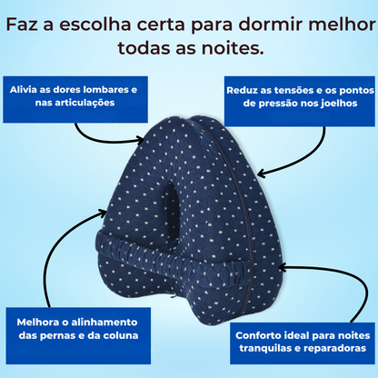 SleepLeg Pro® – Almofada Ergonómica para Alinhamento da Coluna
