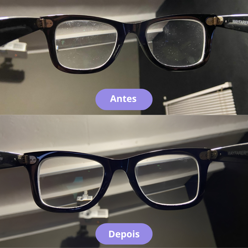 Caixa de Limpeza Ultrassónica para Óculos – Limpeza Profunda e Sem Esforço